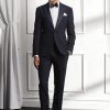 Marineblauer Smokingblazer „Gregory Barathea“ von Ralph Lauren für Herren Marineblauer Smokingblazer „Gregory Barathea“ von Ralph Lauren für Herren