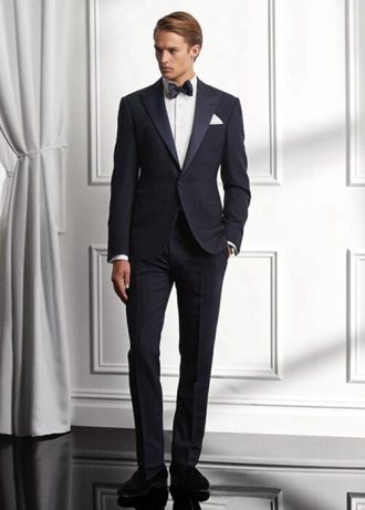 Marineblauer Smokingblazer „Gregory Barathea“ von Ralph Lauren für Herren