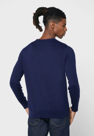 Marineblaues Ralph Lauren Logo-Sweatshirt für Herren