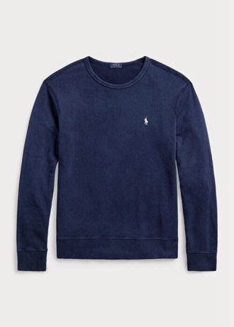 Marineblaues Ralph Lauren Spa Terry-Sweatshirt für Herren