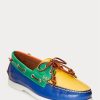 Mehrfarbige Freizeitschuhe aus Leder im Color-Blocking-Stil für Herren von Ralph Lauren Merton Mehrfarbige Freizeitschuhe aus Leder im Color-Blocking-Stil für Herren von Ralph Lauren Merton