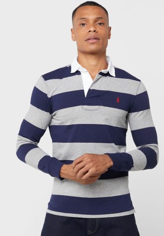 Mehrfarbige gestreifte Poloshirts von Ralph Lauren für Herren