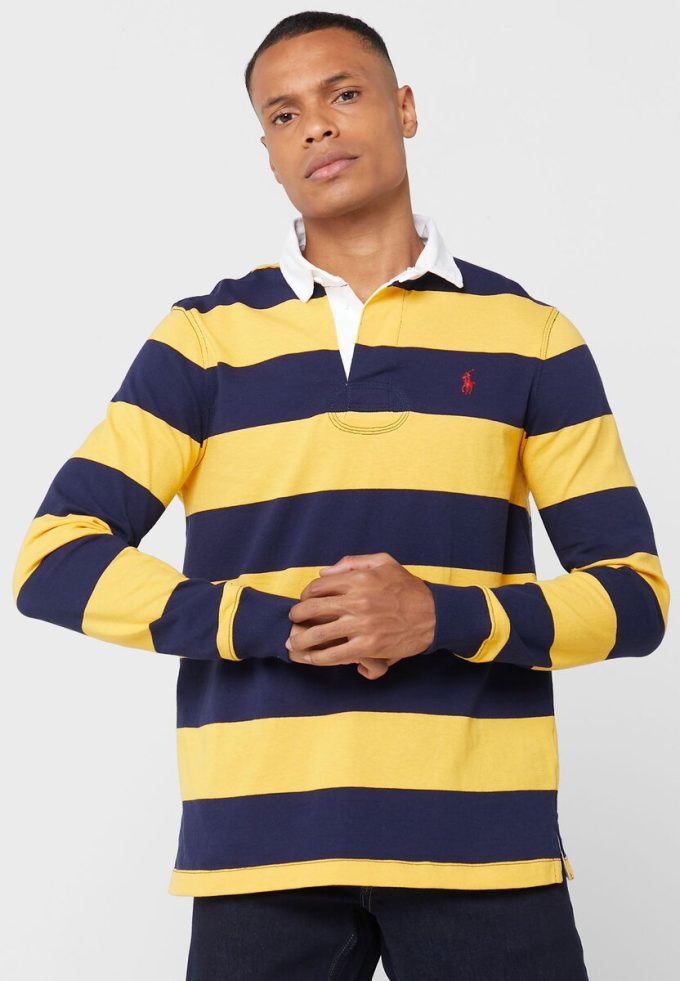 Mehrfarbige gestreifte Poloshirts von Ralph Lauren für Herren