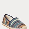 Mehrfarbige handgewebte Jacquard-Espadrilles von Ralph Lauren für Herren
