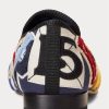 Mehrfarbige Herrenschuhe aus Segeltuch mit Logo-Patch von Ralph Lauren Mehrfarbige Herrenschuhe aus Segeltuch mit Logo-Patch von Ralph Lauren