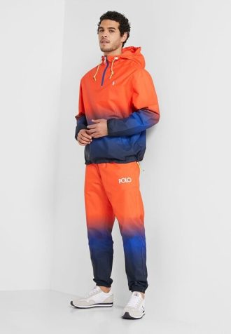 Mehrfarbige Poloshirt-Jogginghose mit Farbblock-Muster für Herren von Ralph Lauren