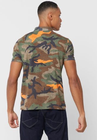 Mehrfarbige Poloshirts mit Camouflage-Muster für Herren von Ralph Lauren