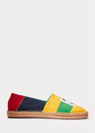 Mehrfarbige Herren Ralph Lauren Cevio CP-93 Freizeitschuhe im Farbblockdesign