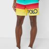 Mehrfarbige Ralph Lauren Color Block-Shorts für Herren Mehrfarbige Ralph Lauren Color Block-Shorts für Herren