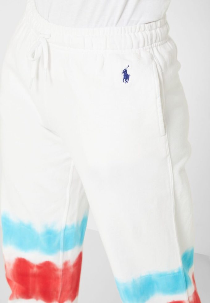 Mehrfarbige Ralph Lauren Jogginghose mit hoher Taille für Damen