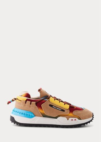 Mehrfarbige Ralph Lauren PS200 Ombré-Sneaker für Herren Mehrfarbige Ralph Lauren PS200 Ombré-Sneaker für Herren