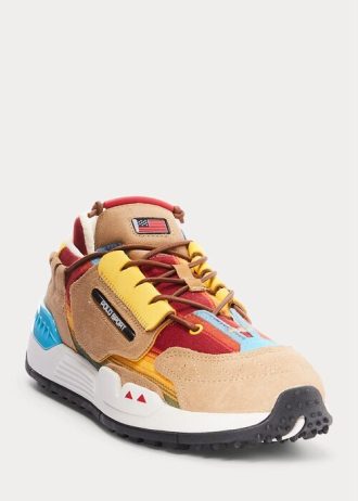 Mehrfarbige Ralph Lauren PS200 Ombré-Sneaker für Herren Mehrfarbige Ralph Lauren PS200 Ombré-Sneaker für Herren