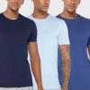 Mehrfarbige Ralph Lauren T-Shirts mit Rundhalsausschnitt im 3er-Pack für Herren Mehrfarbige Ralph Lauren T-Shirts mit Rundhalsausschnitt im 3er-Pack für Herren