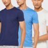 Mehrfarbige Ralph Lauren T-Shirts mit Rundhalsausschnitt im 3er-Pack für Herren