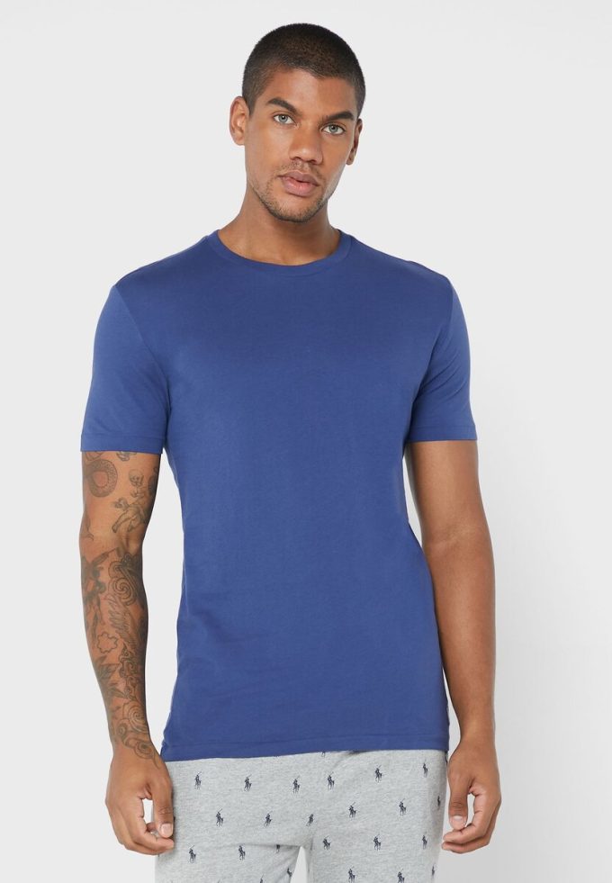 Mehrfarbige Ralph Lauren T-Shirts mit Rundhalsausschnitt im 3er-Pack für Herren Mehrfarbige Ralph Lauren T-Shirts mit Rundhalsausschnitt im 3er-Pack für Herren