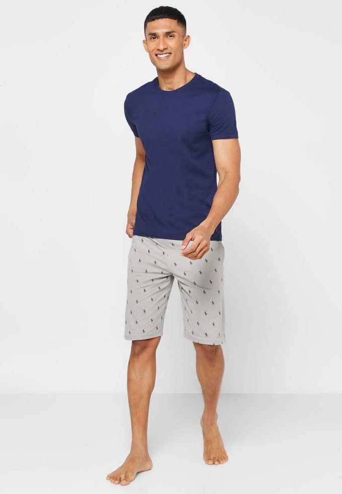 Mehrfarbige Ralph Lauren T-Shirts mit Rundhalsausschnitt im 3er-Pack für Herren