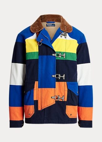 Mehrfarbige Ralph Lauren The Cortland Patchwork-Jacken für Herren