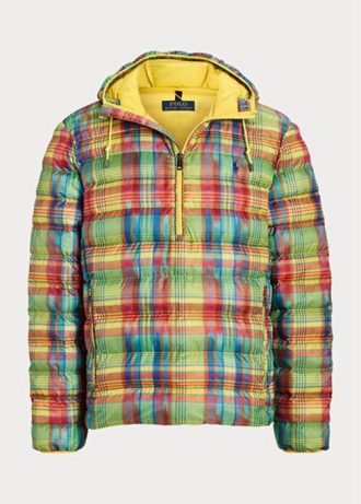Mehrfarbige, wasserabweisende Jacken mit Karomuster von Ralph Lauren für Herren