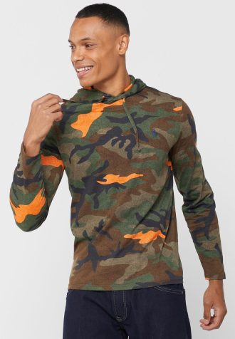 Mehrfarbiger Ralph Lauren Camo Hoodie für Herren