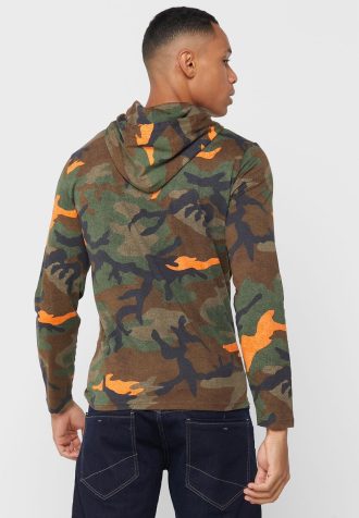 Mehrfarbiger Ralph Lauren Camo Hoodie für Herren