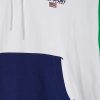 Mehrfarbiger Ralph Lauren Kapuzenpullover mit Farbblock-Taschendetail für Damen Mehrfarbiger Ralph Lauren Kapuzenpullover mit Farbblock-Taschendetail für Damen