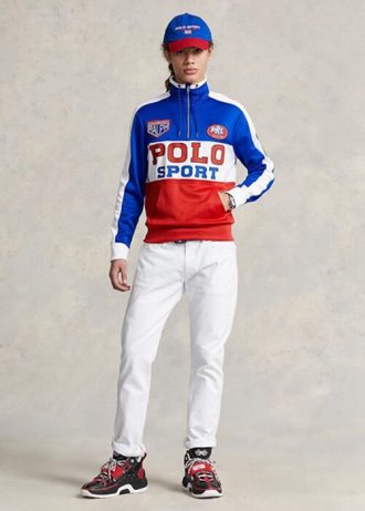 Mehrfarbiges Fleece-Sweatshirt für Herren von Ralph Lauren Polo Sport