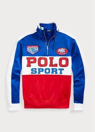 Mehrfarbiges Fleece-Sweatshirt für Herren von Ralph Lauren Polo Sport