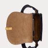 Midnight Navy Damen Ralph Lauren Polo ID Leder Satteltaschen Midnight Navy Damen Ralph Lauren Polo ID Leder Satteltaschen