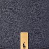 Midnight Navy Damen Ralph Lauren Polo ID Leder Satteltaschen Midnight Navy Damen Ralph Lauren Polo ID Leder Satteltaschen