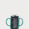 Mintfarbene Ralph Lauren Alligator Mini RL50 Handtasche für Damen Mintfarbene Ralph Lauren Alligator Mini RL50 Handtasche für Damen