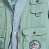 Mintgrüne Chino-Utility-Weste für Herren von Ralph Lauren Mintgrüne Chino-Utility-Weste für Herren von Ralph Lauren