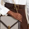 Natur/Tabak Damen Ralph Lauren Polo ID Canvas Umhängetaschen mit Umschlagkette Natur/Tabak Damen Ralph Lauren Polo ID Canvas Umhängetaschen mit Umschlagkette