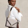 Natur/Tabak Damen Ralph Lauren Polo ID Canvas Umhängetaschen mit Umschlagkette Natur/Tabak Damen Ralph Lauren Polo ID Canvas Umhängetaschen mit Umschlagkette