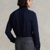 Navyblaue Ralph Lauren Featherweight Mesh-Hemden für Herren Navyblaue Ralph Lauren Featherweight Mesh-Hemden für Herren