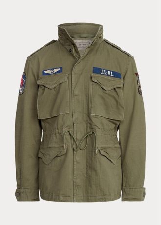 Olivblaue Ralph Lauren The Iconic Field Jackets für Herren
