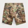 Olivgrüne Polo Ralph Lauren Camo Ripstop-Cargo-Shorts für Herren Olivgrüne Polo Ralph Lauren Camo Ripstop-Cargo-Shorts für Herren