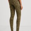 Olivgrüne Ralph Lauren Leggings aus Stretch-Jersey mit Zebra-Print für Damen Olivgrüne Ralph Lauren Leggings aus Stretch-Jersey mit Zebra-Print für Damen