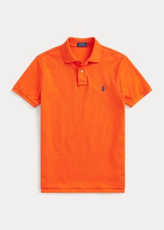 Orange Poloshirts „The Iconic Mesh“ von Ralph Lauren für Herren