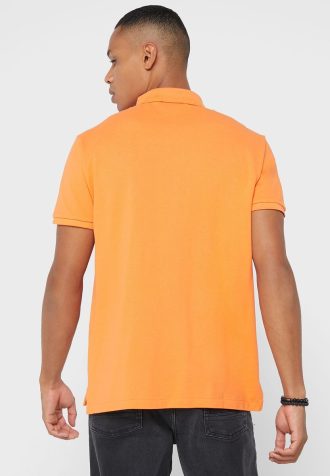 Orange Ralph Lauren Essential Poloshirts für Herren
