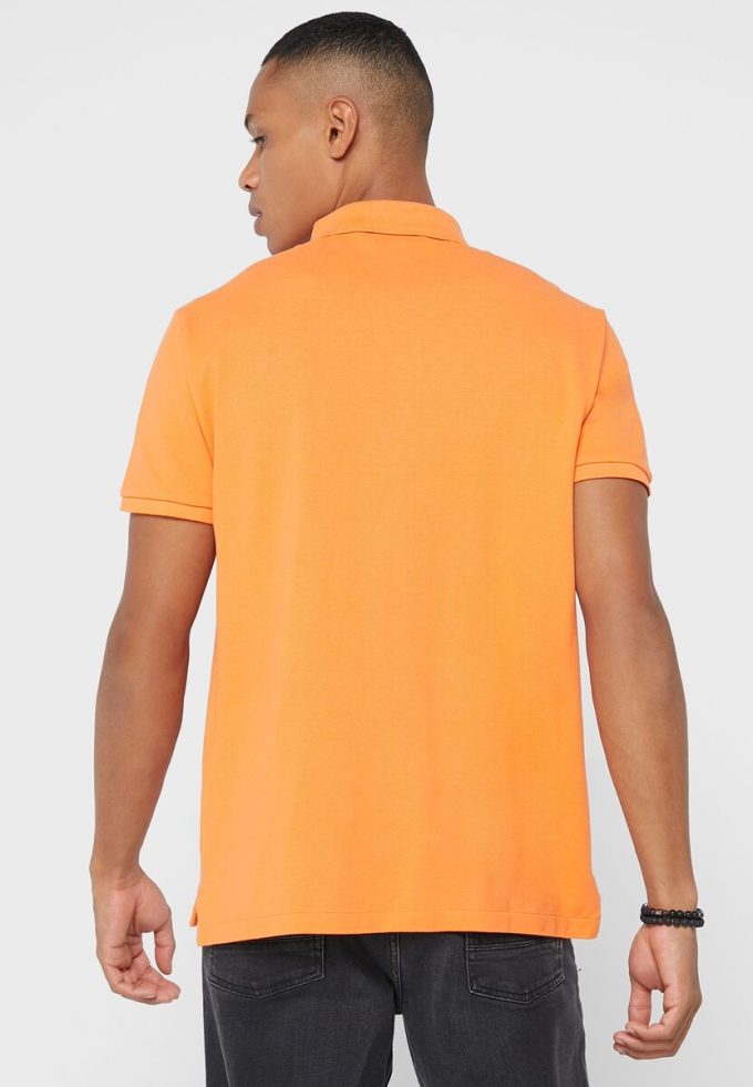 Orange Ralph Lauren Essential Poloshirts für Herren