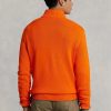 Orange Ralph Lauren Pullover mit Viertelreißverschluss aus Baumwolle für Herren Orange Ralph Lauren Pullover mit Viertelreißverschluss aus Baumwolle für Herren