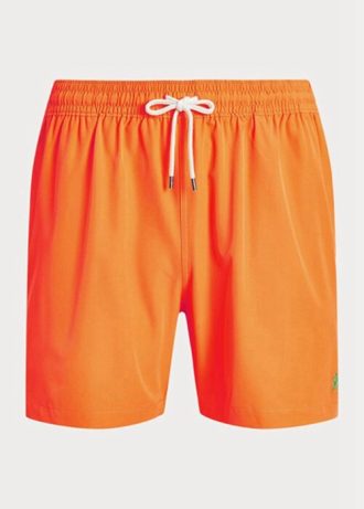 Orangefarbene Badeshorts „Traveller“ von Ralph Lauren für Herren