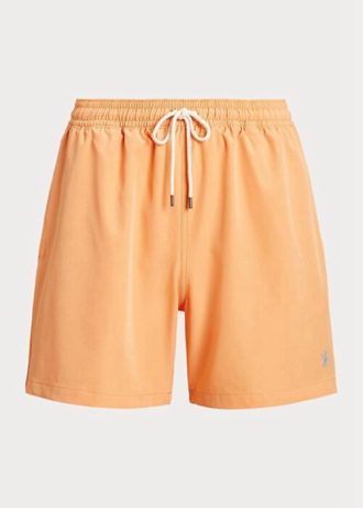 Orangefarbene Badeshorts „Traveller“ von Ralph Lauren für Herren
