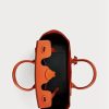 Orangefarbene Ralph Lauren Soft Ricky 33 Handtasche aus Kalbsleder für Damen Orangefarbene Ralph Lauren Soft Ricky 33 Handtasche aus Kalbsleder für Damen