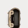 Pale Honey Damen Ralph Lauren Soft Ricky 18 Handtasche aus Kalbswildleder Pale Honey Damen Ralph Lauren Soft Ricky 18 Handtasche aus Kalbswildleder