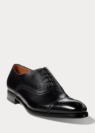 Ralph Lauren Denver Cap-Toe-Schuhe für Herren in Schwarz