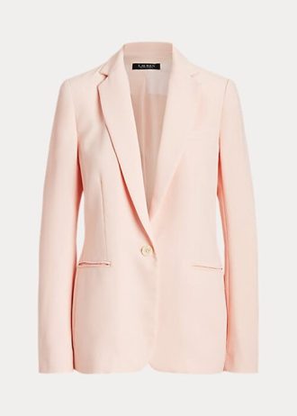 Rosa Georgette-Blazer von Ralph Lauren für Damen