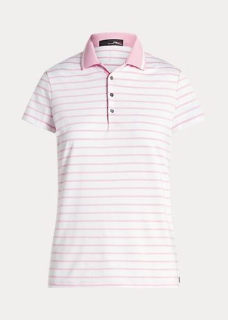 Rosa Poloshirts aus Jersey im Tailored Fit von Ralph Lauren für Damen