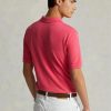 Rosa Poloshirts aus Mesh im Custom-Slim-Fit von Ralph Lauren für Herren Rosa Poloshirts aus Mesh im Custom-Slim-Fit von Ralph Lauren für Herren