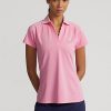 Rosa Poloshirts aus Piqué im Tailored Fit von Ralph Lauren für Damen Rosa Poloshirts aus Piqué im Tailored Fit von Ralph Lauren für Damen